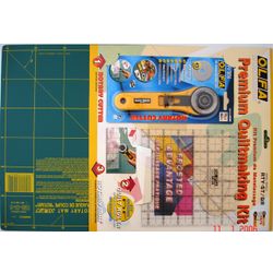 OLFA Quilting Kit With Rotary Cutter&rule & Mat